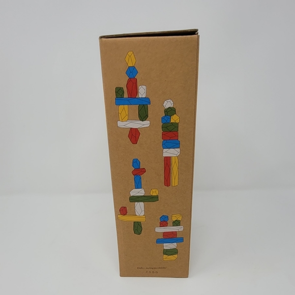 New wood Balancing Blocks multicolor Fort Standard for Areaware Art educational - Picture 8 of 9